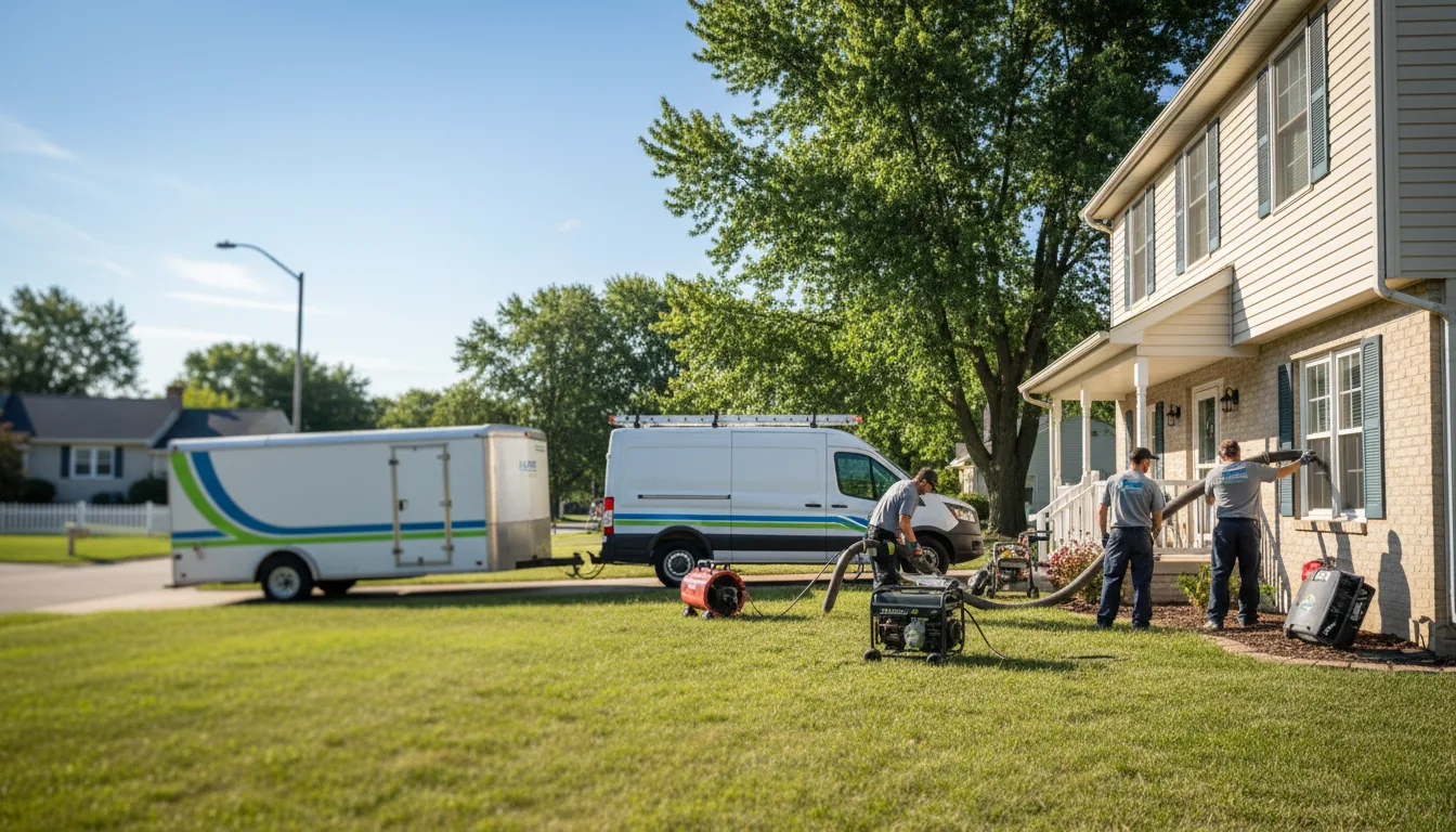 Flooded Basement Restoration And Cleanup With Repair in Wooster, OH near me